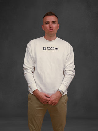 Alpha Crewneck- White