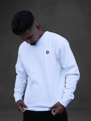 Icon Crewneck - White