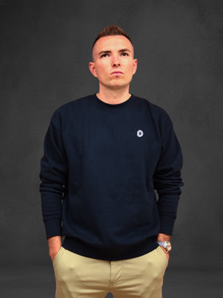 Icon Crewneck - Navy Blue